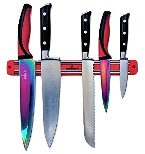 Magnetic Knife/Tool Rack - 3 Red